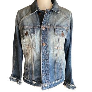 Current/Elliott Jean Distressed Jacket 0